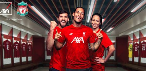 when did axa sponsor liverpool.